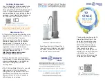 New Wave Enviro 10 Stage Plus Water Filter Quick Manual preview