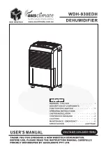 Preview for 1 page of NEW WIDETECH Ausclimate WDH-930EDH User Manual