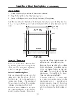 Preview for 16 page of New World 100 Chim Hood User & Installation Instructions Manual