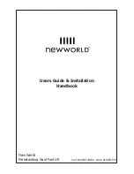 Preview for 1 page of New World NW601DFDOL Users Manual & Installation Handbook