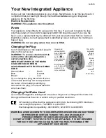 Preview for 2 page of New World NW801FZ Installation And User Instructions Manual