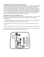 Предварительный просмотр 5 страницы New World NWSTAT5050 Installation And User Instructions Manual