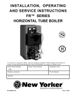New Yorker FR SERIES Operating Instructions Manual preview