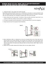 Предварительный просмотр 4 страницы NewAge Products Bold Series VersaShelf Install Instructions Manual