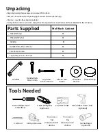 Предварительный просмотр 3 страницы NewAge Products HOME BAR Series Manual