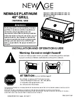 NewAge Products PLATINUM 66283 Installation And Operation Manual предпросмотр