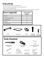 Preview for 4 page of Newage 2 Door Cabinet Manual