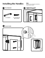 Preview for 5 page of Newage 2 Door Cabinet Manual