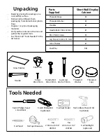 Preview for 58 page of Newage 2 Door Cabinet Manual