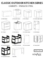 Preview for 1 page of Newage CLASSIC OUTDOOR KITCHEN Series Manual