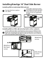 Preview for 117 page of Newage CLASSIC OUTDOOR KITCHEN Series Manual