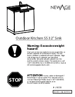 Preview for 156 page of Newage CLASSIC OUTDOOR KITCHEN Series Manual