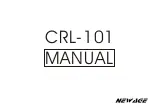 Preview for 1 page of Newage CRL-101 Manual