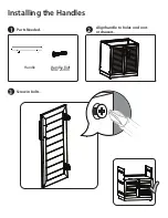 Preview for 6 page of Newage OUTDOOR KITCHEN 33" BBQ Cabinet Assembly Instructions Manual