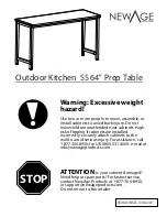 Preview for 1 page of Newage Outdoor Kitchen SS 64" Prep Table Assembly Manual