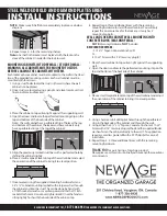 Preview for 4 page of Newage Steel Welded Bold Series Install Instructions