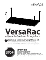 Newage VersaRac series Installation Instructions Manual предпросмотр