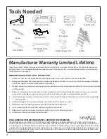 Предварительный просмотр 4 страницы Newage VersaRac series Installation Instructions Manual