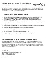 Preview for 7 page of Newage Workbench Series Quick Start Manual