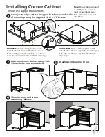 Preview for 3 page of Newage WorktopSide Support Bracket Installing