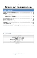 Предварительный просмотр 4 страницы NewAir 205504269 Owner'S Manual