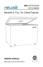 Preview for 1 page of NewAir 810028282377 Owner'S Manual