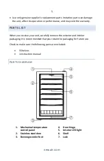 Предварительный просмотр 5 страницы NewAir AB-1200B Owner'S Manual