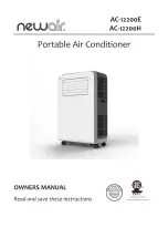 NewAir AC-12200E Owner'S Manual preview