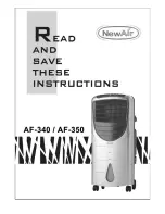 NewAir AF-340 Instructions Manual preview