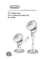 NewAir AF-410BK User Manual предпросмотр