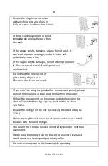 Предварительный просмотр 8 страницы NewAir AH-480 Owner'S Manual