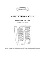 NewAir AW-320ED Instruction Manual preview