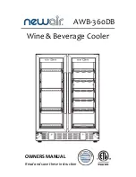 Preview for 1 page of NewAir AWB-360DB Owner'S Manual