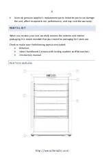 Preview for 6 page of NewAir AWC-270E Owner'S Manual