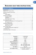 Preview for 4 page of NewAir AWR-460DB Owner'S Manual