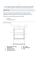 Предварительный просмотр 5 страницы NewAir NBC126SS02 Owner'S Manual