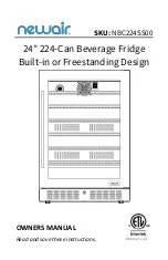 NewAir NBC224SS00 Owner'S Manual preview