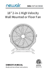 NewAir NIF18CBK00 Owner'S Manual предпросмотр