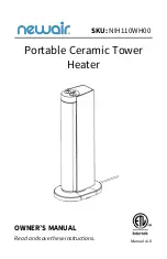 NewAir NIH110WH00 Owner'S Manual предпросмотр