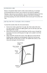 Preview for 9 page of NewAir NOF090SS00 Owner'S Manual