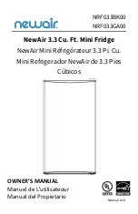 NewAir NRF033BK00 Owner'S Manual preview