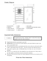 Preview for 2 page of NewAir Thermoelectric Wine Cooler AW-280E Instruction Manual