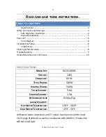 Preview for 3 page of NewAir WCD-200W Owner'S Manual