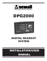 Preview for 1 page of Newall DPG2000 Installation & User Manual