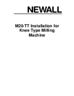 Предварительный просмотр 1 страницы Newall M20-TT Installation Manual