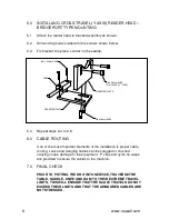 Предварительный просмотр 8 страницы Newall M20-TT Installation Manual