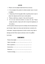 Preview for 4 page of Neway CL8809NT User Manual