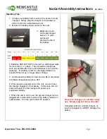 Preview for 6 page of Newcastle Systems EcoCart Series Assembly Manual