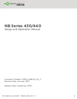 Preview for 2 page of Newcastle Systems NB Series 430 Setup And Operation Manual