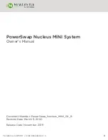 Предварительный просмотр 2 страницы Newcastle Systems PowerSwap Nucleus MINI Owner'S Manual